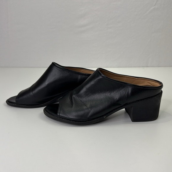Vintage Esprit Lena Black Vegan Leather Women's Mules - Picture 5 of 11